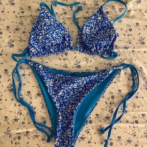 ZAFUL Women's Triangle Bikini Floral